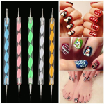 5tk Professionaalsed kristall-kahe otsaga k&uuml;&uuml;net&ouml;&ouml;riistad k&uuml;&uuml;nehari t&auml;ppidega maalimine joonistuspliiats Geellaki pintslid T&ouml;&ouml;riistad