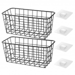 Seinahoidla Metallist rippuv korv Rippuv k&ouml;&ouml;gikorv Traadi hoiukorv One Size must