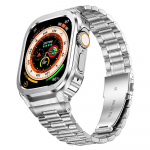 Modifikatsioonikomplekt Roostevabast terasest rihm+Metallist korpus Ultra 49mm Apple Watch Series 8 7 6 5 SE 45mm 44mm 40mm 41mm jaoks For Ultra 49MM