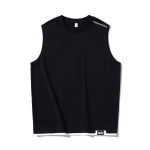 Suvine puhas puuvillane lahtine vabaaja suur suurus &uuml;hev&auml;rviline varrukateta maika rasvunud mehele pluss suurus meeste 8XL