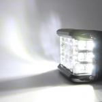 4-tolline LED-t&ouml;&ouml;valgusti riba kuubiku k&uuml;lgmine l&ouml;&ouml;gipulk, valge ja merevaigukollane strobe-lamp maastur veoauto Kvaliteetne alumiiniumsulamist auto t&ouml;&ouml;tuli 1pcs