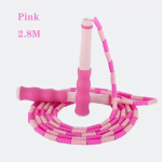 2,8 m reguleeritav pehme PVC bambusest &uuml;hendusk&ouml;is lastele kaalust alla v&otilde;tta Spordivarustus H&uuml;ppen&ouml;&ouml;r, mida pole lihtne s&otilde;lmida Pink