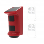 P&auml;ikeseheli strobovalgusalarm infrapuna induktsioon IP53 veekindel p&auml;ikeseheli valguse h&auml;iresignaal with 2 Remote Controls punane
