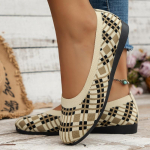 Women New Mesh Breathable Sneakers Women Autumn Light Slip on Casual Shoes Ladies Round Toe Flat Loafers Socks Shoes Big Size 43 38 brown