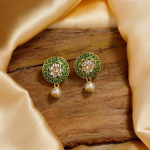 Naiste kullatud Meenakari Kundan lillelised p&auml;rlik&otilde;rvar&otilde;ngad Estele