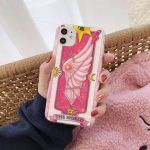 Cardcaptor Sakura Magic wand Moon telefoni&uuml;mbris iphone 13 8 7 6S Plus X 5S SE 2020 XR 11 12 mini pro XS MAX jaoks 6plus or 6s plus