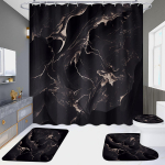 4 tk Marble seeria du&scaron;ikardinate komplektid vannitoa jaoks libisemiskindlad vannitoavaibad kaas WC kate vannimatt 4pcs