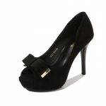 Suvine mood New Fish Mouth Stiletto Mood Catwalk Catwalk Super k&otilde;rge kontsaga pulmakingad vabaaja professionaalsed naiste kingad 34 must