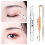 Pikatoimeline topeltsilmalaugude vormimispasta, veekindel topeltsilmalaugude pliiatsliim, 3-sekundilise kortsuga kahe silmalau pliiats, naturaalne topeltvolditav silmalau pliiats valge