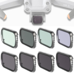 JSR KS 8 in 1 UV + CPL + ND8 + ND16 + ND32 + ND64 + STAR + &Ouml;&Ouml; objektiivifilter DJI Air 2S jaoks, alumiiniumraam