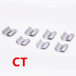 7-tk kroomitud aknaklaasi t&otilde;stenuppude kattekleebised Lexuse ES200 250 300h CT200H autostiili sisustustarvikutele ES