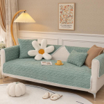 Soe Pl&uuml;&uuml;sist Diivanikate &Uuml;hev&auml;rviline Žakaarmustriline Samet Elutoa Diivanikate Libisemiskindel Paksendatud Diivanipadi K&auml;etoe Seljapadi 70x70cm 1pcs roheline