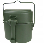 3-&uuml;hes alumiiniumist matka-l&otilde;unakarp Armee s&ouml;&ouml;kla tassipott piknikureiside jaoks Veetassi kauss, s&otilde;jaline k&ouml;&ouml;gitarvete komplekt v&auml;ljas 3in1 lunch box