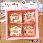 Capybara kujuga spiraaliga k&ouml;idetud mittekleepuv s&uuml;learvuti armas koomiksikujundus