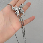 Kaelakee Plahvatused Pull Butterfly Kaelakee Naine Uued Plahvatused Clavicle Chain Tide Luxury.