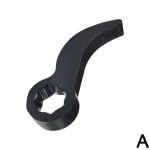 1/2 TK Bull Horn t&uuml;&uuml;p poolv&otilde;lli lahtiv&otilde;tmist&ouml;&ouml;riist pikk remondit&ouml;&ouml;riista pea adapteri tarvikud Aut P1Y5 Black-1pcs