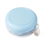 Kaasaskantav hambaproteesikohver koos peegli eemaldatava kandikuga Lekkekindel kompaktne hambaproteesivanni hoiukarp breketite jaoks hall