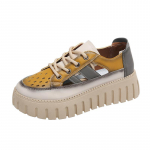 Naiste suvesandaalid Kiilud Kontsad Kingad Naiste vintage ehtsast nahast sandaalid 40 roheline