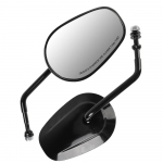 Mootorratta modifikatsiooniosad helkuri k&uuml;ljepeeglid 2tk/paar mootorratta tarvikud h&otilde;bedane mootorratta tahavaatepeegel must h&otilde;bedane valge v&auml;rv