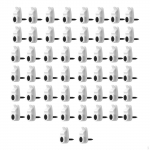 50 Pieces Light Hanger Hooks Holiday Clips High Performance Ornaments, Screw in must