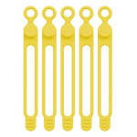 5 tk korduvkasutatavad silikoonist kaablisidemed, millel on kaotsiminekuvastane disain, pandlaga sasipuntravaba kaablihalduse korraldamise t&ouml;&ouml;riist roosa