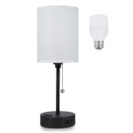 Kangast &ouml;&ouml;kapivalgusti Magamistoa &ouml;&ouml;kapi lamp LED-pirniga 3 v&auml;rvi temperatuuriga lauavalgusti USB US Plug must/valge