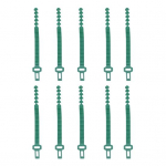 10 tk korduvkasutatavad reguleeritavad puu kinnituspandlad, plastikust ronitaimed Puusidemed aiatarbed roheline