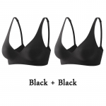 2 TK Naiste rinnahoidja suures suuruses Seksikad &otilde;mblusteta rinnahoidjad Juhtmevabad rinnahoidjad Pehme aluspesu Naiste intiimne naistepesu suur bralette L-5XL S
