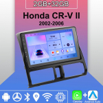 Android Carplay autoraadio Honda CR-V II 2002-2006 multimeediumipleieri peakomplekti stereo GPS-navigatsioon BT WIFI 2+32GB 2+32GB