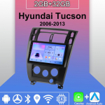 Android Carplay autoraadio Hyundai Tucsoni 2006-2013 multimeediumipleieri peakomplekti stereo-GPS-i navigatsioonis&uuml;steemi jaoks BT WIFI 2+32GB 2+32GB