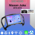 Android Carplay autoraadio Nissan Juke 2010-2019 multimeediumipleieri peakomplekti stereo-GPS-i navigatsioonis&uuml;steemile BT WIFI 2+32GB 2+32GB,A