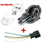 Tagatule pirnipesa ja parandus&uuml;hendus Taga Vasak Parempoolne K&uuml;lg Vauxhall Astra K 2016+ jaoks 39001577 39001578 Taga Vasak koos pistikuga must