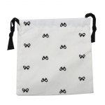 Bowknot Print Travel Nahahooldus Pingutuspael Hoiukott Meigikott Aluspesu Riietekott Kaasaskantav Organiseerimiskott S roosa