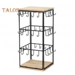 K&otilde;rvar&otilde;ngaste v&auml;ljapaneku alus 48 konksuga K&otilde;rvar&otilde;ngaste vitriin m&uuml;&uuml;jatele 360 ​​kraadine k&otilde;ikv&otilde;imalik v&auml;ljapanek Kaelakeed K&auml;ev&otilde;rud K&otilde;rvar&otilde;ngaste kaardihoidja jaoks