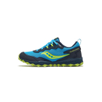Saucony Peregrine KDZ Suur Laps Sinine Tsitroon Laste Tennised SK267788 35.5