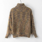 Paksendatud kampsun naiste s&uuml;gis-talvine lahtine paksendatud mugav soe k&otilde;rge kaelus sees vabaaja mitmek&uuml;lgne elastne pullover, kootud kampsun topid M