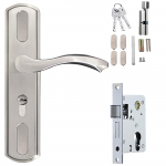 Reguleeritava keelega ukselukukomplekt roostevabast terasest turvahoova k&auml;epideme veekindel lukukomplekt sise- ja siseustele S