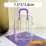 L&auml;bipaistev ehtekarp Loov mini pagasiruumi ehete korraldaja Lihtne k&otilde;rvar&otilde;ngad juuksen&otilde;elad hoiukarp lauaarvuti korraldajakarp