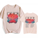 Imagine Dragons Loom Tour 2025 T-s&auml;rk l&uuml;hikeste varrukatega puuvillased meeste/naiste s&auml;rgid, kvaliteetsed pehmed unisex t&auml;navar&otilde;ivad, hip-hop mood L