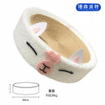 &Uuml;mmargune sisalkassi kraapimislaud Voodi kassi haaramisplaat Sisalkanep Lihvimisk&uuml;&uuml;nisega kassim&auml;nguasjad kassidele Loomingulised tarvikud Lemmikloom