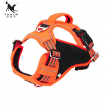 TAILUP 1000D Oxfordi riidest helkurrihm lemmikloomade koerte rakmed teeninduskoera vest vertikaalse k&auml;epidemega reguleeritava koera kaelarihmaga keskmistele koertele M