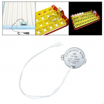 Muna keeramise mootor automaatse inkubaatori p&ouml;&ouml;ramisaluse jaoks 2,5 p/min AC 220 V AC 12V