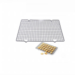 Mittenakkuv jahutusrest koogile, k&uuml;psistele, k&uuml;psistele. K&uuml;psetusrest, roostevabast terasest jahutusv&otilde;rk, k&uuml;psetusteras, pagarit&ouml;&ouml;riistad 142