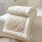 1 tk Taffeta kahepoolne lambavillast vooditekk, talvine paksendatud soe diivantekk, kliimaseadme tekk igaks aastaajaks 100X150cm