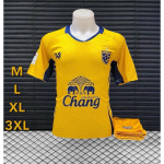 Tai Rahvuslik Jalgpalli Treening S&auml;rk F&auml;nniprint Vanaaegne Retro Kiiresti Kuivav V-kaelusega S&auml;rk L&uuml;hikeste Varrukatega Vorm Elevandi Logoga Meestele Naistele Unisex M