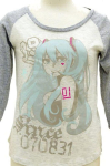 Hatsune Miku T&uuml;drukute l&otilde;ike- ja &otilde;mblus-kaerav&auml;rvi x melangehall T&uuml;drukute M CHAN&times;CO versioon. Suurus beige