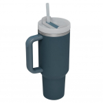 40oz Straw Insulated Tumbler with Handle Double-Layer Insulated Cup Stainless Steel Portable Water Cup for Cold Hot Beverages tumesinine v&auml;rv