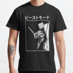 Suvised meestemood, vabaaja l&uuml;hikeste varrukatega BEAST MODE EVANGELION Eksklusiivsed mustad triiks&auml;rgid Suured T-s&auml;rgid S sinine
