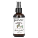Pura D'or, Organic Argan Oil, 4 fl oz (118 ml) black