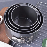 4 tk Sifonikoogi vorm, Mittekleepuv &Uuml;mmargune Lekkekindel Vedrup&otilde;hjaga Koogivormi Komplekt Sisaldab 4-tollist 5-tollist 6-tollist 7-tollist K&uuml;psetaja jaoks